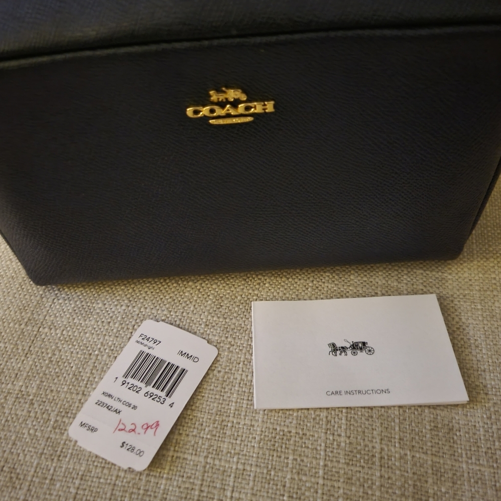 Coach cosmetic bag
